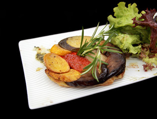 Feuilleté aux légumes méditerranéens