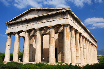 Fototapeta premium Temple of (Hephaestus) Hephaistos, Athen in Greece