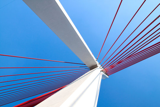 Fototapeta Suspension bridge