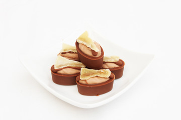 Praline mit Marzipan