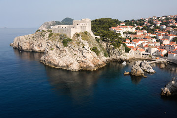 Fortress On A Cliff In Dubrovnik