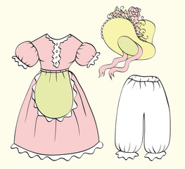 set of women clothing