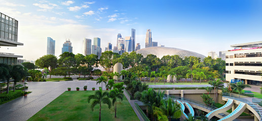 Naklejka premium Singapore Panorama 3