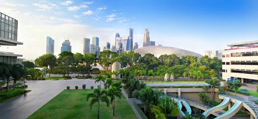 Foto op Canvas Singapore Panorama 3 © Dmitriy Kosterev