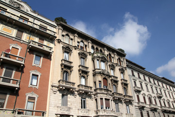 Fototapeta na wymiar Milan architecture