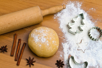 Backen von Plätzchen und Keksen für Weihnachten