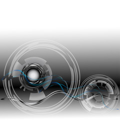 Gray abstract background