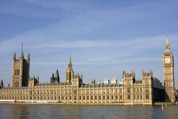 Fototapeta na wymiar Houses of Parliament und Big Ben
