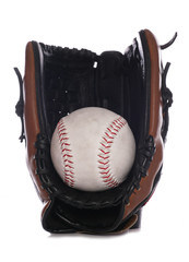 Sofbtall glove and ball
