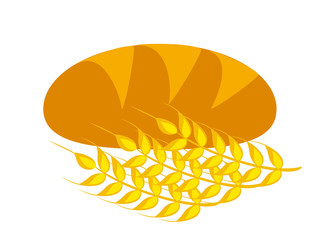 Cereal ears and bread