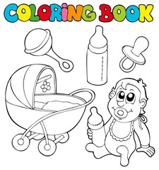 Coloring book baby collection