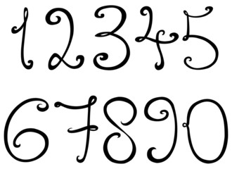 Decorative numbers