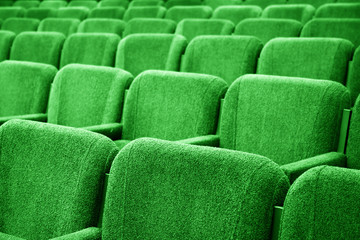 Fototapeta premium Empty cinema auditorium background