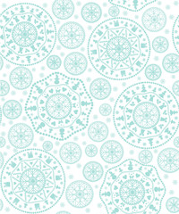 background with stylized  Christmas  snowflake