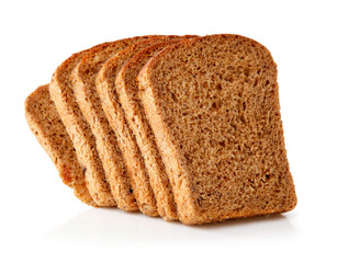 fresh  bread with slices