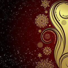 Abstract christmas background. Vector Illustration