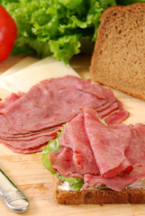 Roast Beef Sandwich Fixings