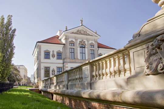 Museum of Frederick Chopin. Baroque palace in Warsaw.