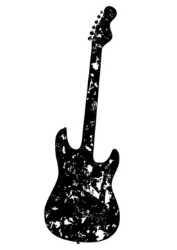 grunge styled guitar