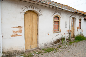 Old house facade