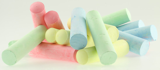 bâtons de craies de couleurs