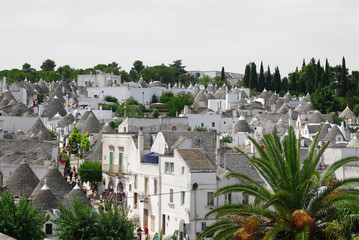 Fototapeta premium les maisons trulli de alberobello