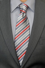 Tie and suit detail