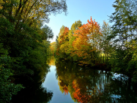 Pegnitz im Herbst