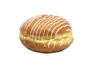 Tasty doughnut with icing,