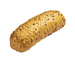 Fresh bread on a white background