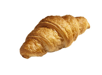 Fresh croissant on a white background