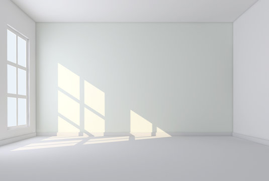 3d Interno vuoto da arredare