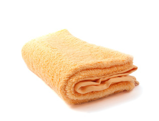 Fototapeta na wymiar yellow towel