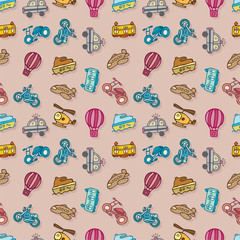 seamless transport pattern,vector illustration