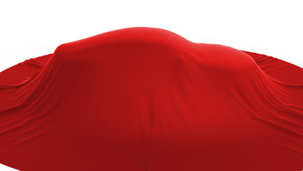 Presentation of new vehicle. Side view