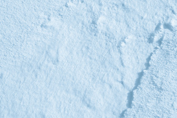 Texture of the snow
