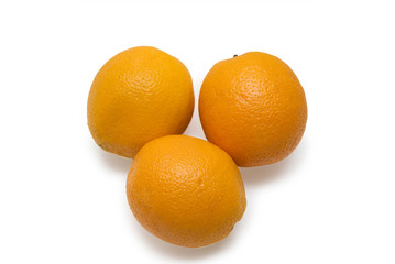 Orange isolated on the white background