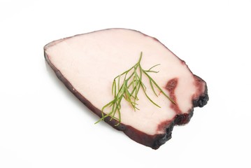 roast pork slice with dill