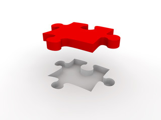 Fototapeta premium individuality puzzle