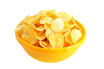 Golden fresh chips