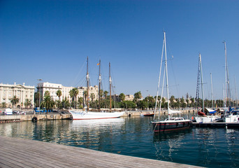 Fototapeta na wymiar Barcelona Port