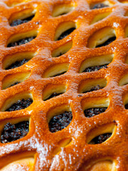 Pie with poppy.