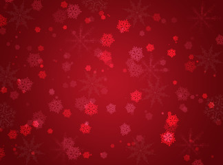 Red winter background