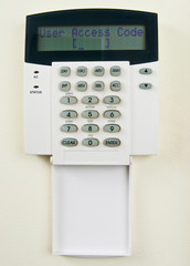Security system requiring access code