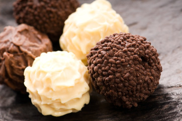 chocolate truffles