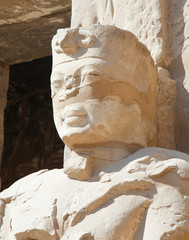statue in Karnak temple, Luxor, Egypt