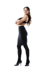 beautiful  woman in bra