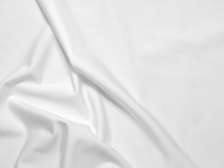 Soft silk in white