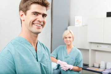Fototapeta premium Happy Dentist Portrait