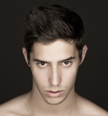 Obraz premium Young man's face